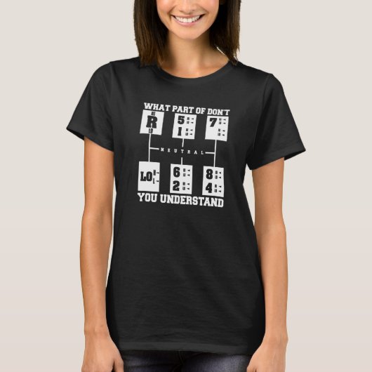 トラック運転手のDrを理解していない部分 Tシャツ (正面)