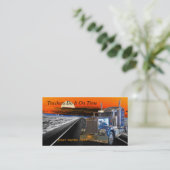 トラック運転手はそれを時間通りに作ります印象KISカードをします 名刺 (スタンド正面)