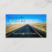 トラック運転手はそれを時間通りに作ります印象KISカードをします 名刺 (裏面)