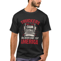 トラック運転手はアメリカのTシャツの骨格だ