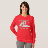 トラック運転手はセミトレーラーでそれをやる Tシャツ (正面フル)