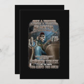 トラック運転手はトラッカーに対していつも贈り物だ。 招待状 (正面/裏面)