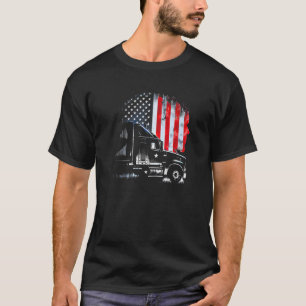 トラック運転手アメリカの大きなリグディーゼル車ドライバ65 Tシャツ