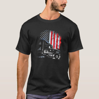 トラック運転手アメリカの大きなリグディーゼル車ドライバ65 Tシャツ