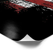 トラック運転手アメリカ国旗のトラック運転手Gi ポスター (コーナー)