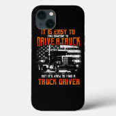 トラック運転手ギフトトラクタトレーラートラック18ホイーラーハール Case-Mate iPhoneケース (裏面)