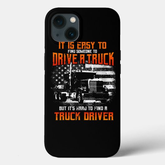 トラック運転手ギフトトラクタトレーラートラック18ホイーラーハール Case-Mate iPhoneケース (裏面)