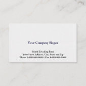 トラック運転手トラック会社の名刺 名刺 (裏面)