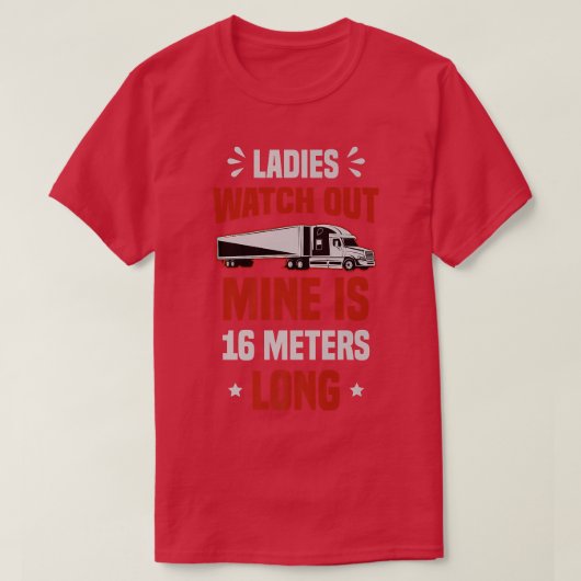 トラック運転手トラック運転手 Tシャツ (デザイン正面)