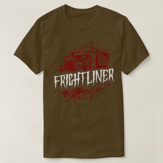 トラック運転手ハロウィーンパンヴィンテージフライトル Tシャツ (デザイン正面)