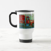 トラック運転手ビッグリグトラックストップタンブラー トラベルマグ (左)