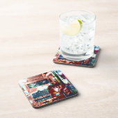 トラック運転手及びトラック恋人のための大きく赤い大型トラック コースター (右側)