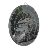 トラック運転手及び子供のための灰色の牛供給の水槽のトラック ダーツボード (正面左)