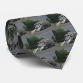 トラック運転手及び子供のための灰色の牛供給の水槽のトラック ネクタイ (ロール)