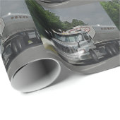 トラック運転手及び子供のための灰色の牛供給の水槽のトラック ラッピングペーパー (ロールコーナー)