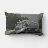 トラック運転手及び子供のための灰色の牛供給の水槽のトラック ランバークッション (裏面)