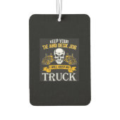 トラック運転手 カーエアーフレッシュナー (裏面)