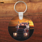 トラック運転手 キーホルダー (正面)