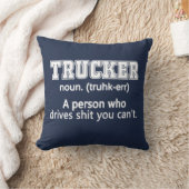 トラック運転手 クッション (ブランケット)