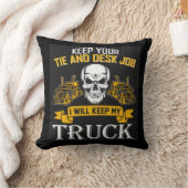 トラック運転手 クッション (ブランケット)