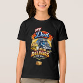 トラック運転手 トライブレンドTシャツ (正面)