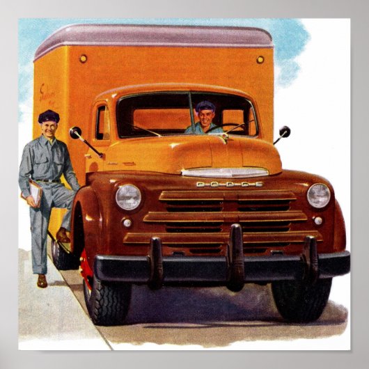 トラック運転手 ポスター (正面)