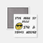 トラック運転手 マグネット (正面/裏面)