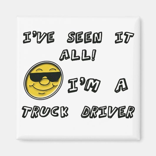 トラック運転手 マグネット (正面)