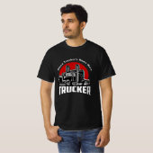 トラック運転手 名前入りギフトTシャツ Tシャツ (正面フル)