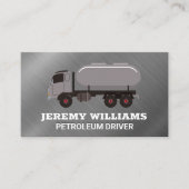 トラック運転手 |石油ガス 名刺 (正面)
