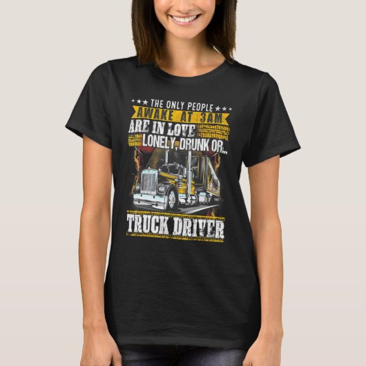 トラック運転手 Tシャツ (正面)