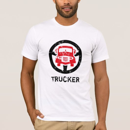 トラック運転手 Tシャツ (正面)