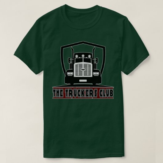 トラック運転手 Tシャツ (デザイン正面)