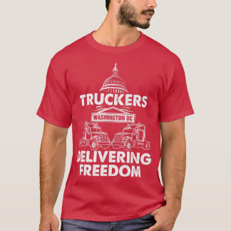 トラック運転手Convoy 2022トラック運転手Freedom Convoy Wa Tシャツ