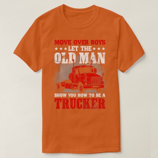 トラック運転手EssentialCopy Tシャツ (デザイン正面)