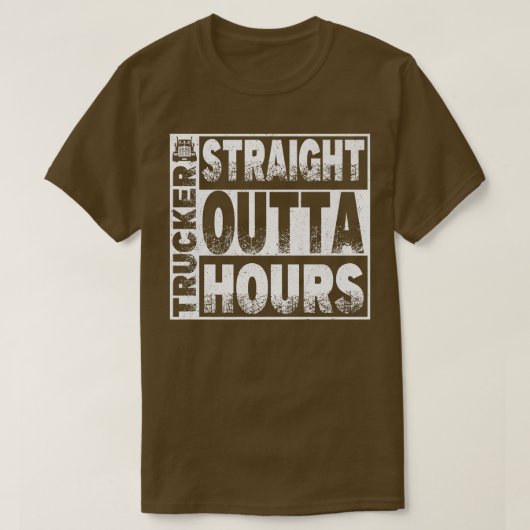 トラック運転手Gトラックおもしろいカー Tシャツ (デザイン正面)