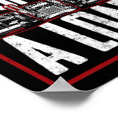 トラック運転手Iちょうど負荷18を落とした ポスター (角)