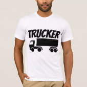 トラック運転手Tシャツ Tシャツ (正面)