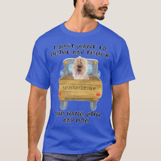 トラック運転犬レイクランドテリア Tシャツ