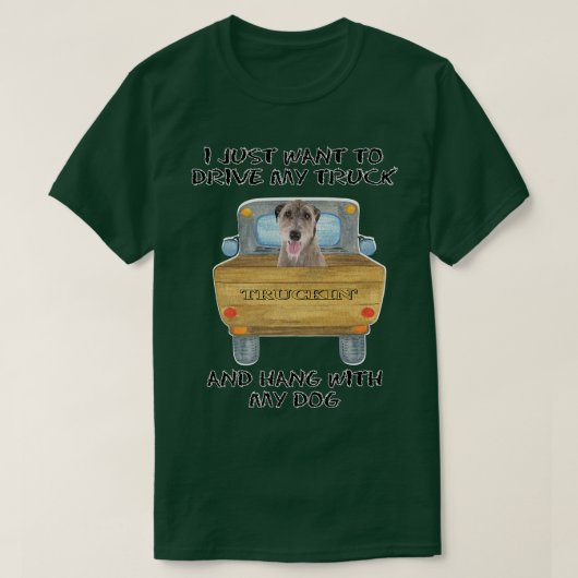 トラック運転犬素晴らしピレニー2 Tシャツ (デザイン正面)