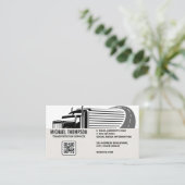 トラック運転輸送 | 出荷 名刺 (スタンド正面)