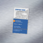 トラック運転 |交通/ロジスティックの名刺 マグネット名刺 (インサイチュ)