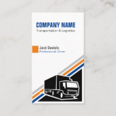 トラック運転 |交通/ロジスティック 名刺 (正面)
