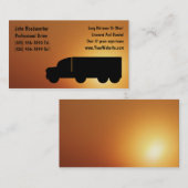 トラック運送の名刺 名刺 (正面/裏面)