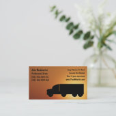 トラック運送の名刺 名刺 (スタンド正面)