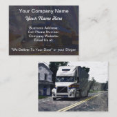 トラック運送会社ヘビートランスポートBizカード 名刺 (正面/裏面)