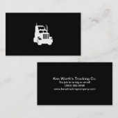 トラック運送会社 名刺 (正面/裏面)
