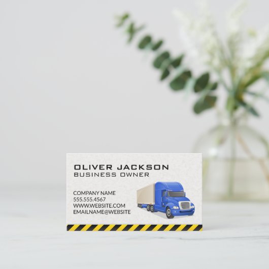 トラック運送業界 名刺 (スタンド正面)