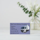 トラック配達カスタマイズ可能な名刺 名刺 (スタンド正面)