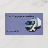 トラック配達カスタマイズ可能な名刺 名刺 (裏面)
